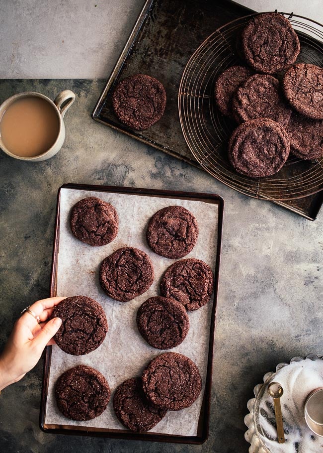 Food blogger Izy Hossack makes Chocolate Crinkle Cookies