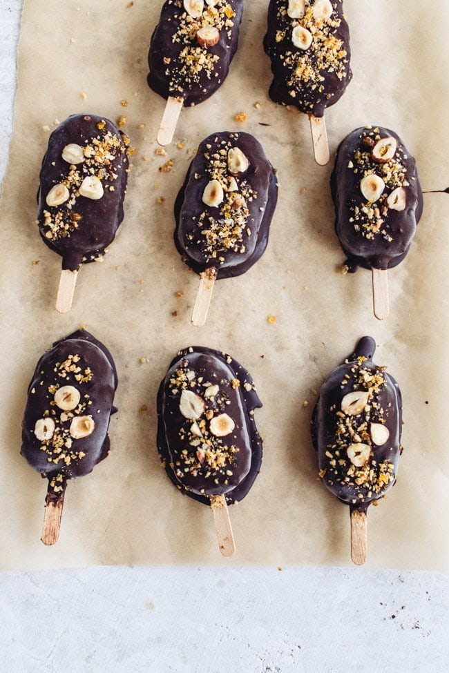 Food blogger Izy Hossack makes Coffee Praline Ice Cream Pops